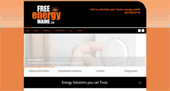 Desktop Screenshot of freeenergymaine.com